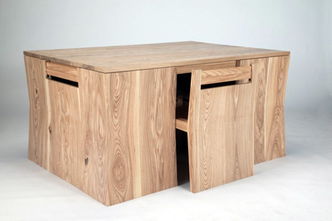 Brian LeeƵChubby Brothers Hidden Chairs Dining Table