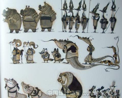《功夫熊猫》原画设计图赏析