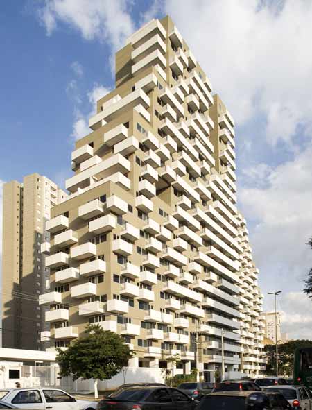 巴西Brascan办公双塔大厦,建筑设计