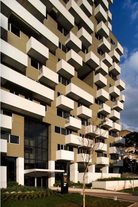巴西Brascan办公双塔大厦,建筑设计