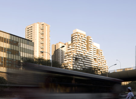 巴西Brascan办公双塔大厦,建筑设计