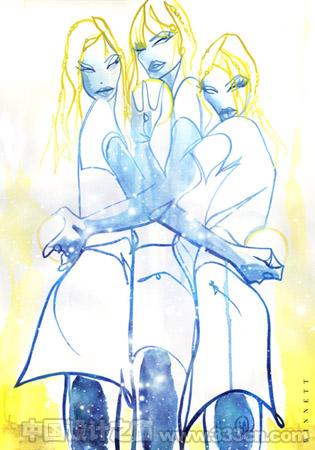 Peter Winnett时装插画