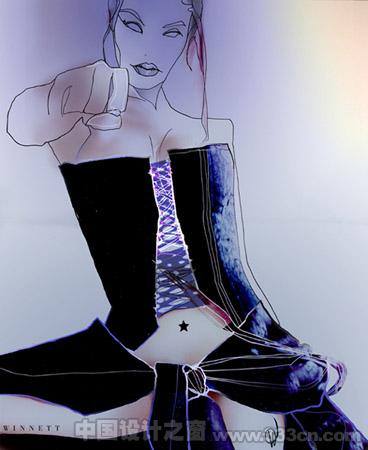 Peter Winnett时装插画
