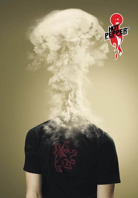 干辣椒平面广告创意广告设计,广告设计