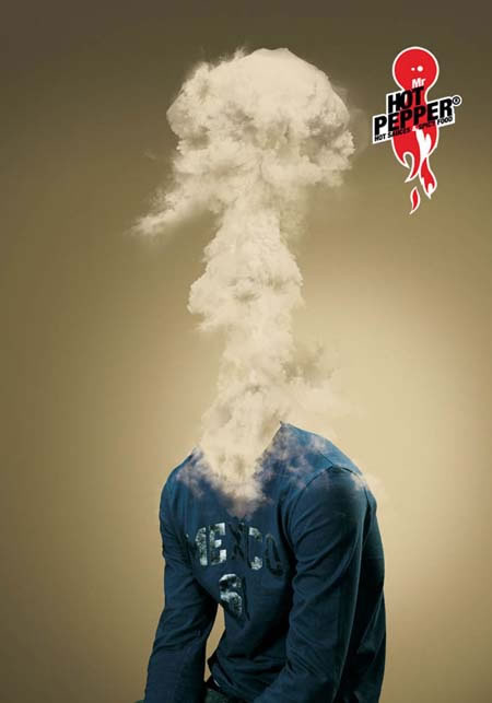 干辣椒平面广告创意广告设计,广告设计