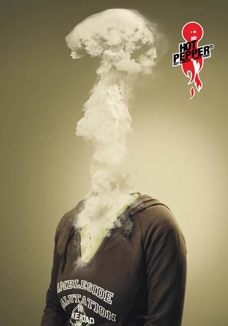 干辣椒平面广告创意广告设计,广告设计
