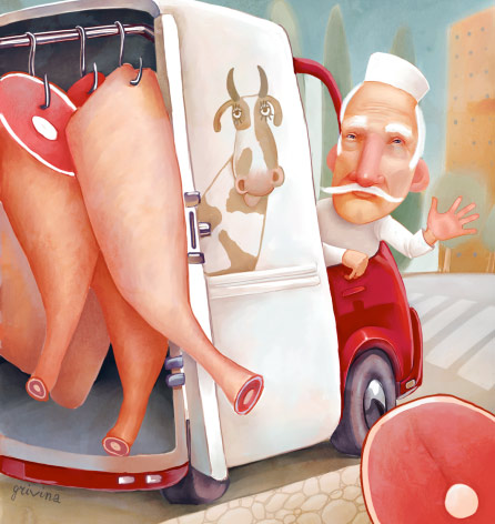 捕获心灵的静谧-俄罗斯插画,CG设计